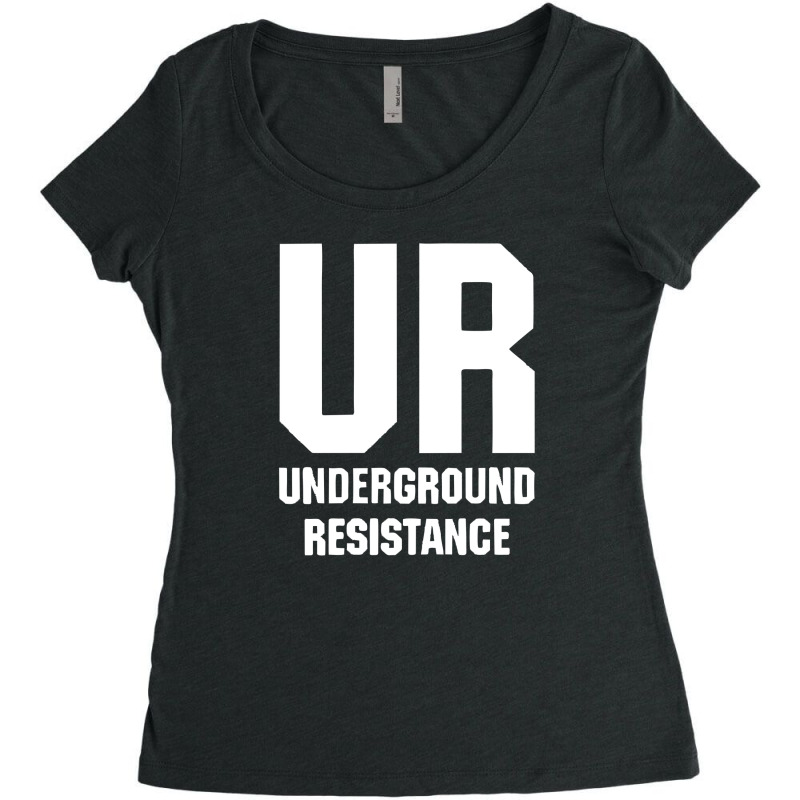 Underground-resistance Women's Triblend Scoop T-shirt by cm-arts | Artistshot