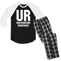 Underground-resistance Men's 3/4 Sleeve Pajama Set | Artistshot