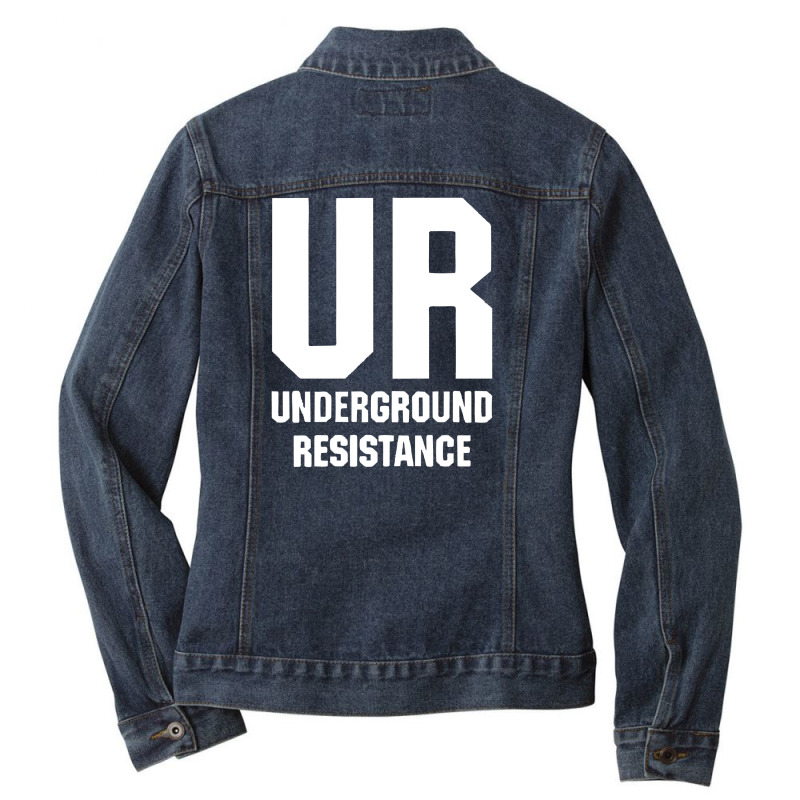 Underground-resistance Ladies Denim Jacket by cm-arts | Artistshot