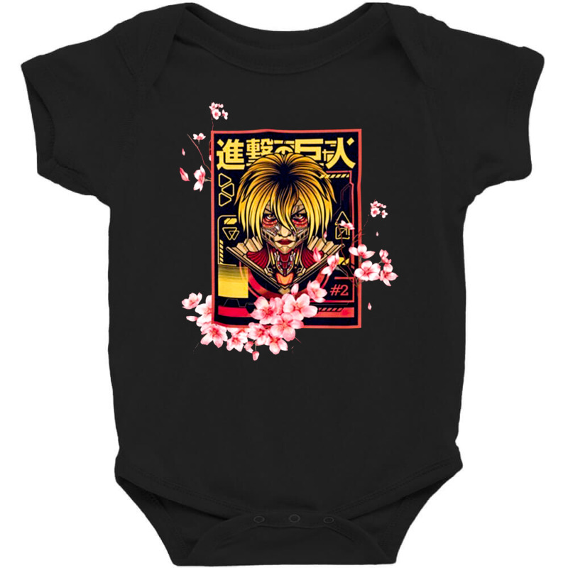 Female Titan, Female, Titan, Female Titans, Female Titan Vintage, Fema Baby Bodysuit | Artistshot