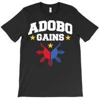 Adobo Gains Funny Filipino Philippine Sun Flag Pride Pullover Hoodie T-shirt | Artistshot