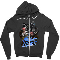 Nexus With Soldiers Zipper Hoodie | Artistshot