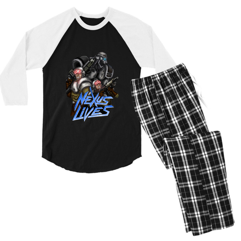 Nexus With Soldiers Men's 3/4 Sleeve Pajama Set | Artistshot