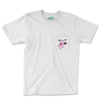 Courage The Cowardly Dog Pocket T-shirt | Artistshot