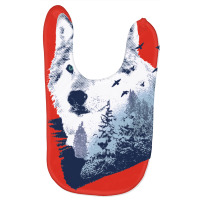 Wolf Forest Baby Bibs | Artistshot