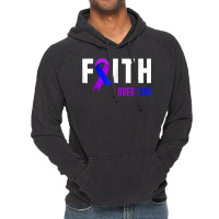 Faith God Warrior Fighter Rheumatoid Arthritis Awareness Vintage Hoodie | Artistshot