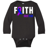 Faith God Warrior Fighter Rheumatoid Arthritis Awareness Long Sleeve Baby Bodysuit | Artistshot