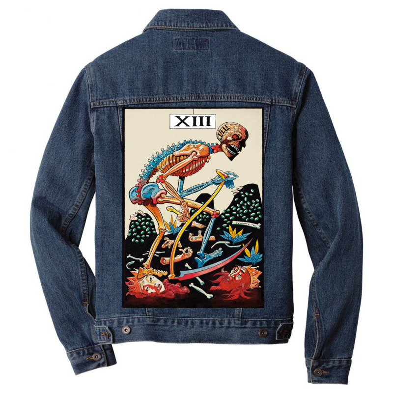 Death Of Emotion Card Men Denim Jacket | Artistshot