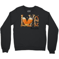 Womens Love Mia Life Fall Season Autumn Pumpkin Halloween Crewneck Sweatshirt | Artistshot