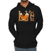 Womens Love Mia Life Fall Season Autumn Pumpkin Halloween Lightweight Hoodie | Artistshot