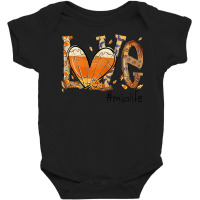 Womens Love Mia Life Fall Season Autumn Pumpkin Halloween Baby Bodysuit | Artistshot