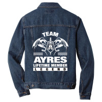 Team Ayres Lifetime Member Gifts Premium Men Denim Jacket | Artistshot