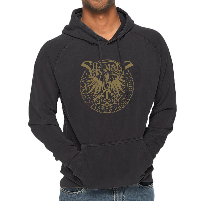 Shaman's Harvest Smokin' Hearts & Broken Guns Vintage Hoodie by patrenx | Artistshot