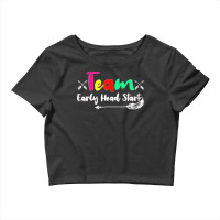 Team Early Head Start Back To School Funny Teacher Adults Crop Top | Artistshot