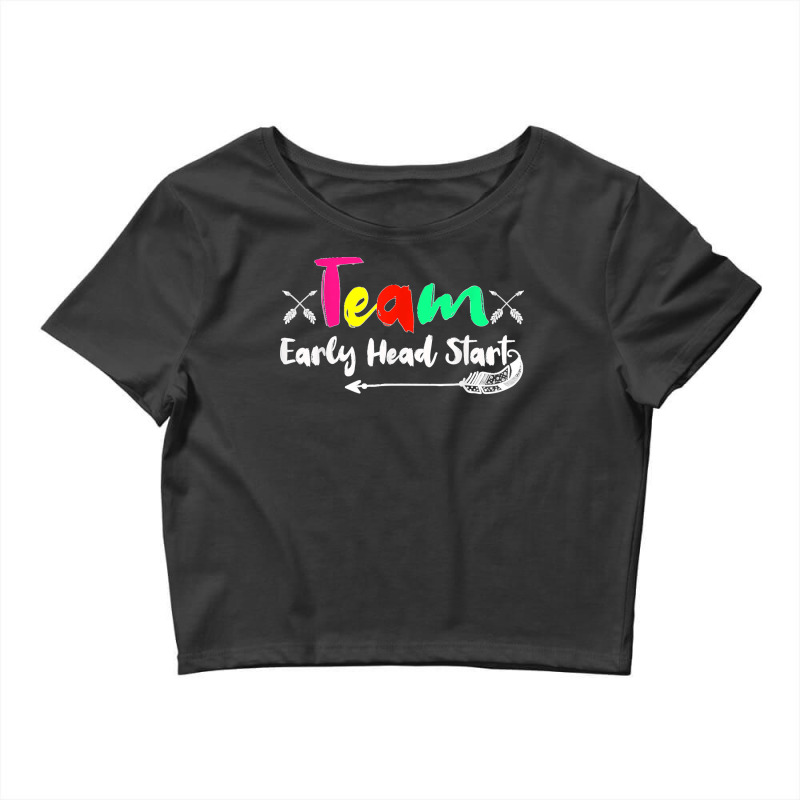 Team Early Head Start Back To School Funny Teacher Adults Crop Top by cm-arts | Artistshot