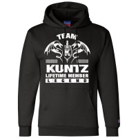 Team Kuntz Lifetime Member Gifts Champion Hoodie | Artistshot