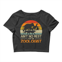 Zoologist Zookeeping Wildlife Zoology Zoo Employee Zookeeper Crop Top | Artistshot