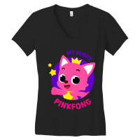 Pinkfong Official Women's V-neck T-shirt | Artistshot