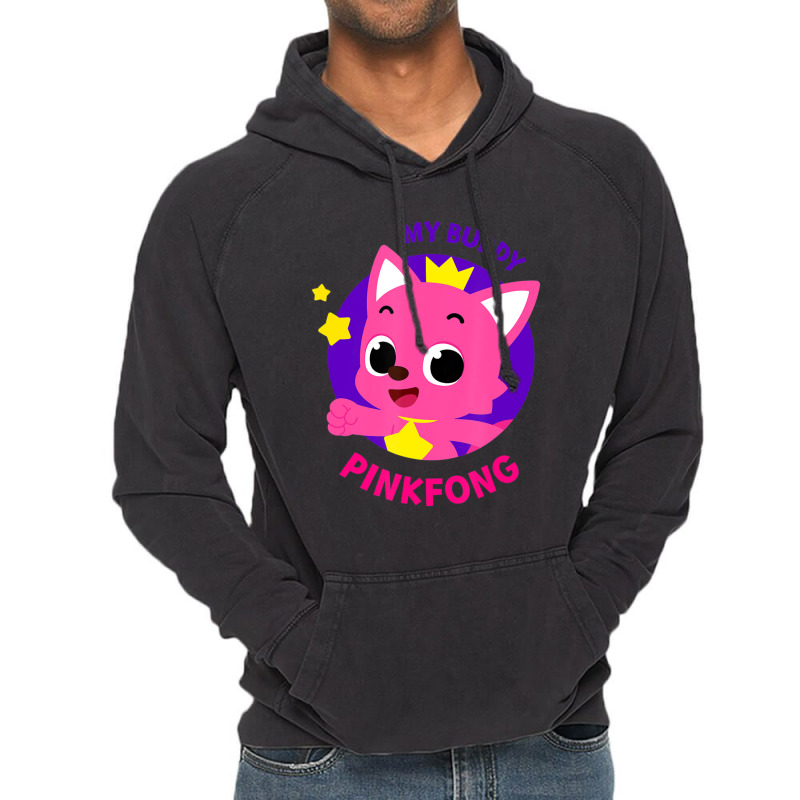 Pinkfong Official Vintage Hoodie by Crowley Tidwell | Artistshot