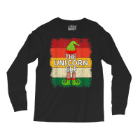 The Unicorn Elf Matching Group Christmas Party Pajama Long Sleeve Shirts | Artistshot