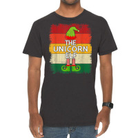 The Unicorn Elf Matching Group Christmas Party Pajama Vintage T-shirt | Artistshot