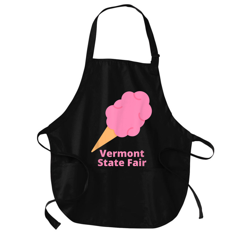 Vermont State Fair Pink Cotton Candy County Fair Medium-length Apron | Artistshot