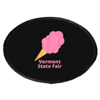 Vermont State Fair Pink Cotton Candy County Fair Oval Patch | Artistshot