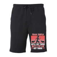 Team Turtle We'll Get There Running Marathon Runner Premium Fleece Short | Artistshot