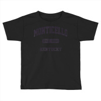 Monticello Kentucky Ky Vintage State Athletic Style Toddler T-shirt | Artistshot