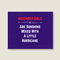 November Girls Landscape Canvas Print | Artistshot