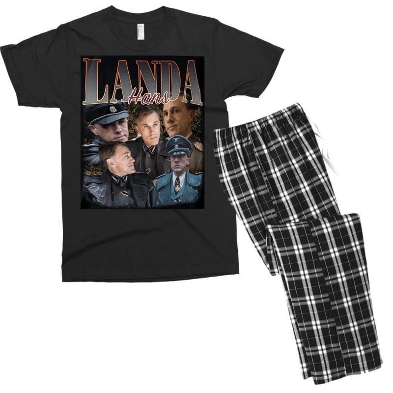 Hans Landa, Hans, Landa, Hans Landas, Hans Landa Vintage, Hans Landa A Men's T-shirt Pajama Set by cm-arts | Artistshot