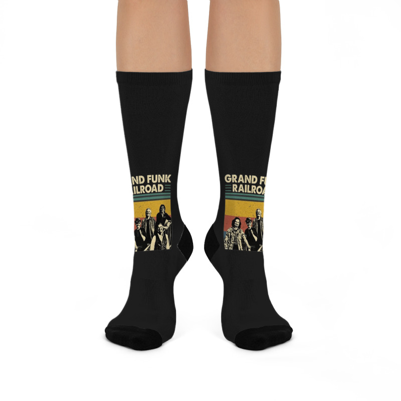 Grand Funk Railroad, Grand, Funk, Railroad, Grand Funk Railroads, Gran Crew Socks | Artistshot