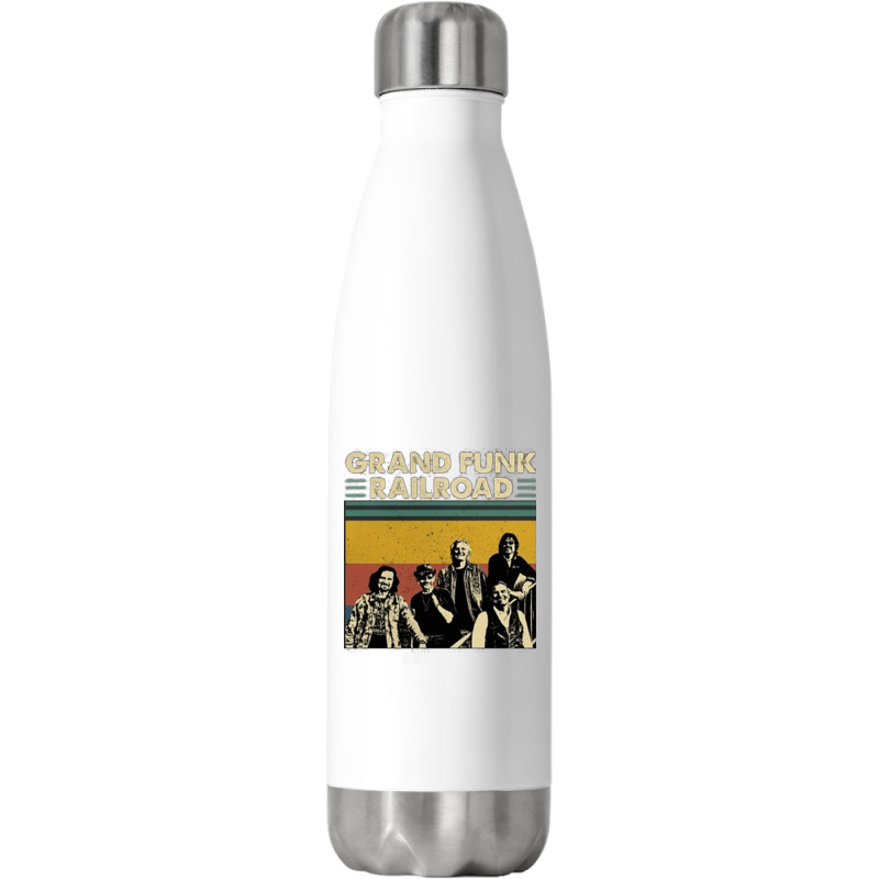 Grand Funk Railroad, Grand, Funk, Railroad, Grand Funk Railroads, Gran Stainless Steel Water Bottle | Artistshot