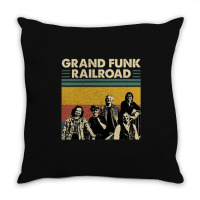 Grand Funk Railroad, Grand, Funk, Railroad, Grand Funk Railroads, Gran Throw Pillow | Artistshot