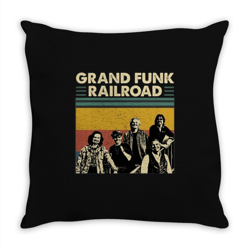 Grand Funk Railroad, Grand, Funk, Railroad, Grand Funk Railroads, Gran Throw Pillow | Artistshot