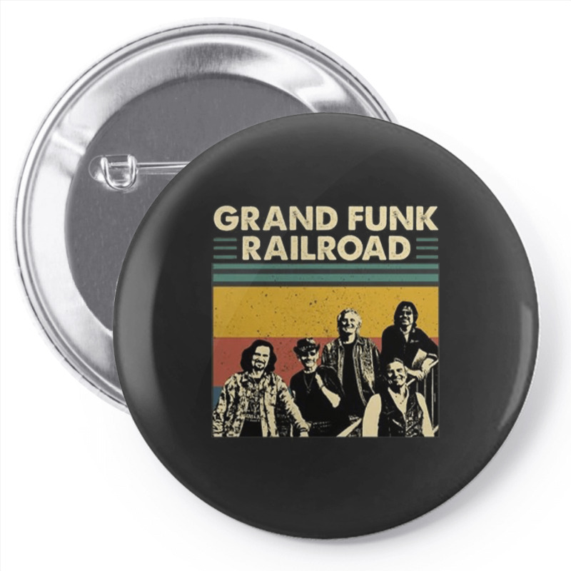 Grand Funk Railroad, Grand, Funk, Railroad, Grand Funk Railroads, Gran Pin-back Button | Artistshot