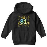 81st Birthday Anniversaries Youth Hoodie | Artistshot