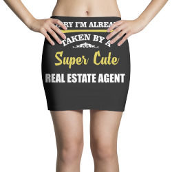 sorry i'm taken by super cute real estate agent Mini Skirts | Artistshot