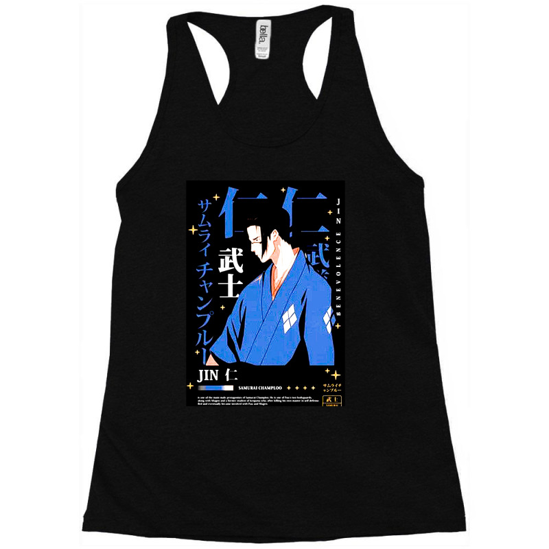 Samurai Champloo Jin, Samurai, Champloo, Jin, Samurai Champloo Jins, S Racerback Tank by cm-arts | Artistshot