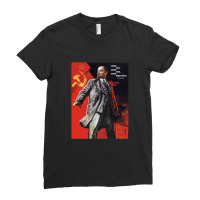 Lenin Poster Ladies Fitted T-shirt | Artistshot