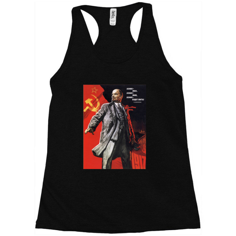 Lenin Poster Racerback Tank by ElviaOchoa | Artistshot