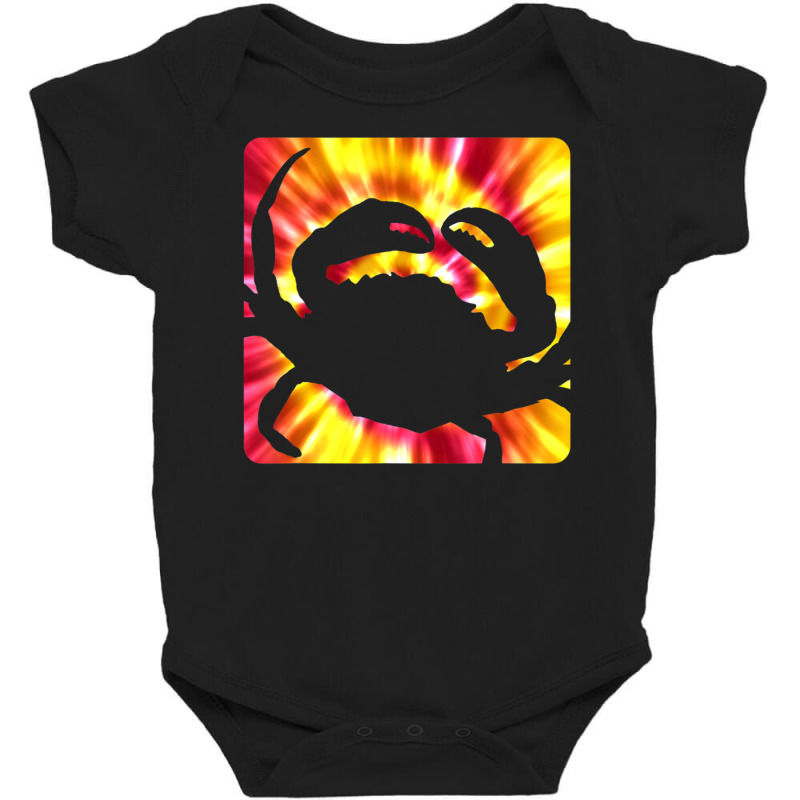 Tie Dye Crab For Crab Lovers Baby Bodysuit | Artistshot