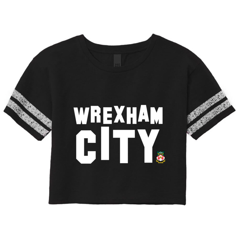 Wrexham City, City Of Wrexham, Capital Of North Wales Scorecard Crop Tee by cm-arts | Artistshot