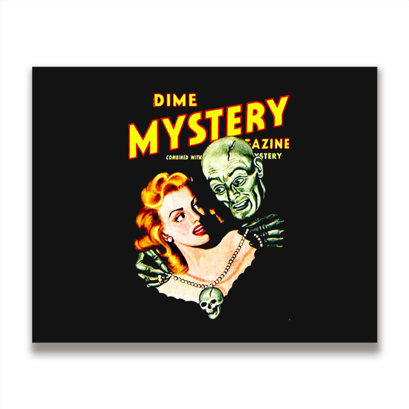 Dime Mystrey Magazine, Dime, Mystrey, Magazine, Dime Mystrey Magazines Metal Print Horizontal | Artistshot