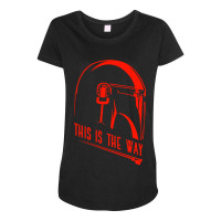 This Is The Way Maternity Scoop Neck T-shirt | Artistshot