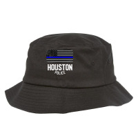 City Of Houston Police Officer Texas Policeman T Shirt Bucket Hat | Artistshot