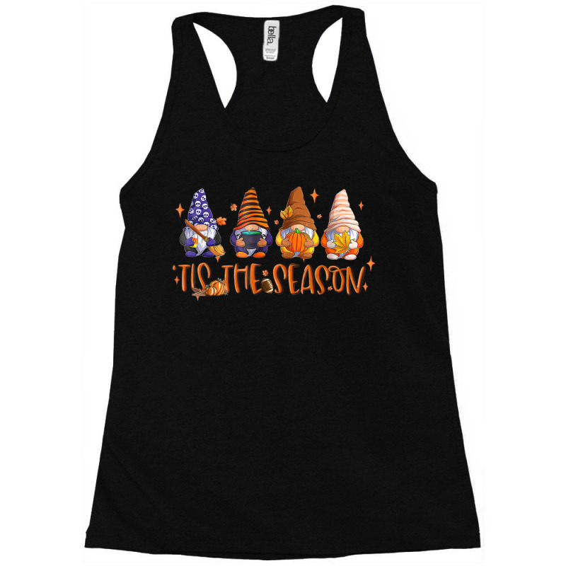 Halloween Gnomes Autumn Tis The Season Racerback Tank by Orchid | Artistshot