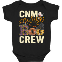 Scary Nurse Halloween Ghost Spider Cnm Nurse Boo Crew Baby Bodysuit | Artistshot