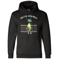 Funny Volleyball For Men Women Holy Guacamole Player Blocker Champion Hoodie | Artistshot