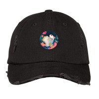 Flower Guppy Vintage Cap | Artistshot